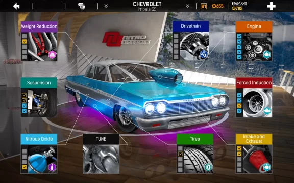 تحميل لعبة Nitro Nation Drag & Drift مهكرة Apk للاندرويد 2025 اخر اصدار مجانا
