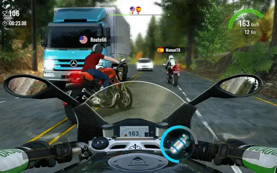 تحميل لعبة Moto Traffic Race 2 مهكرة Apk للاندرويد 2025 اخر اصدار مجانا