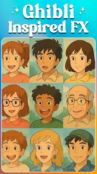 تحميل تطبيق Ghibli Ai مهكر Apk تحويل صورتك لأنمي أو كرتون للاندرويد 2025 اخر اصدار مجانا